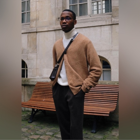 Dark Brown Turtleneck T Shirt - Picture 12 of 14